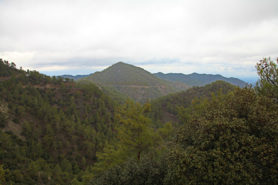 Mountains and hills in Cyprus