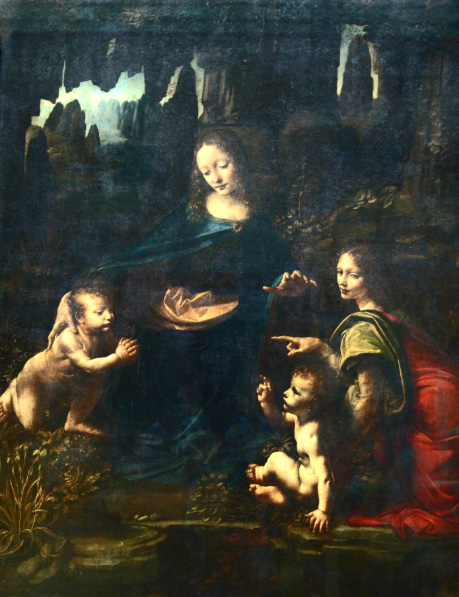 Virgin of the Rocks Leonardo da Vinci Louvre