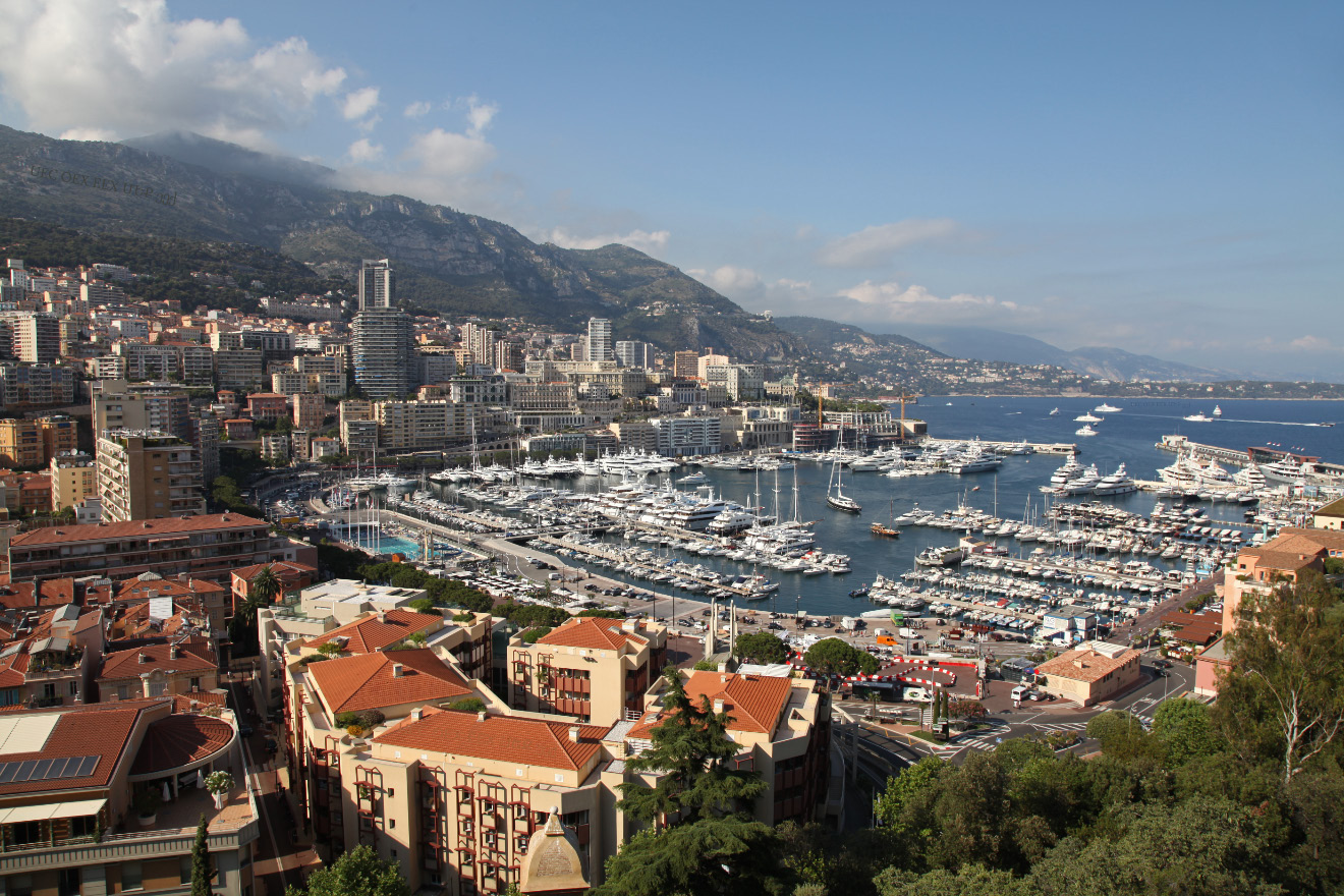 La Condamine's large harbour, Port Hercules.