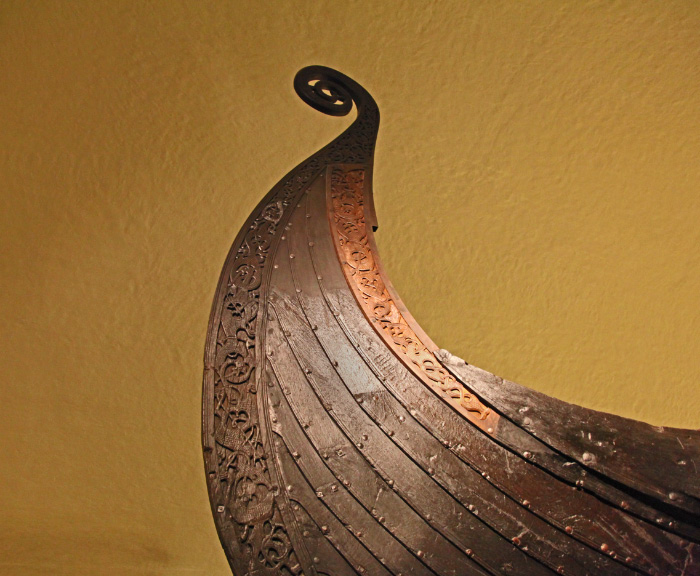 prow of Osebergskipet – Oseberg Ship