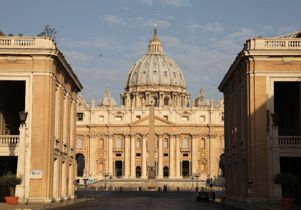 Basilica Sancti Petri – Saint Peter's Basilica from Via della Conciliazione